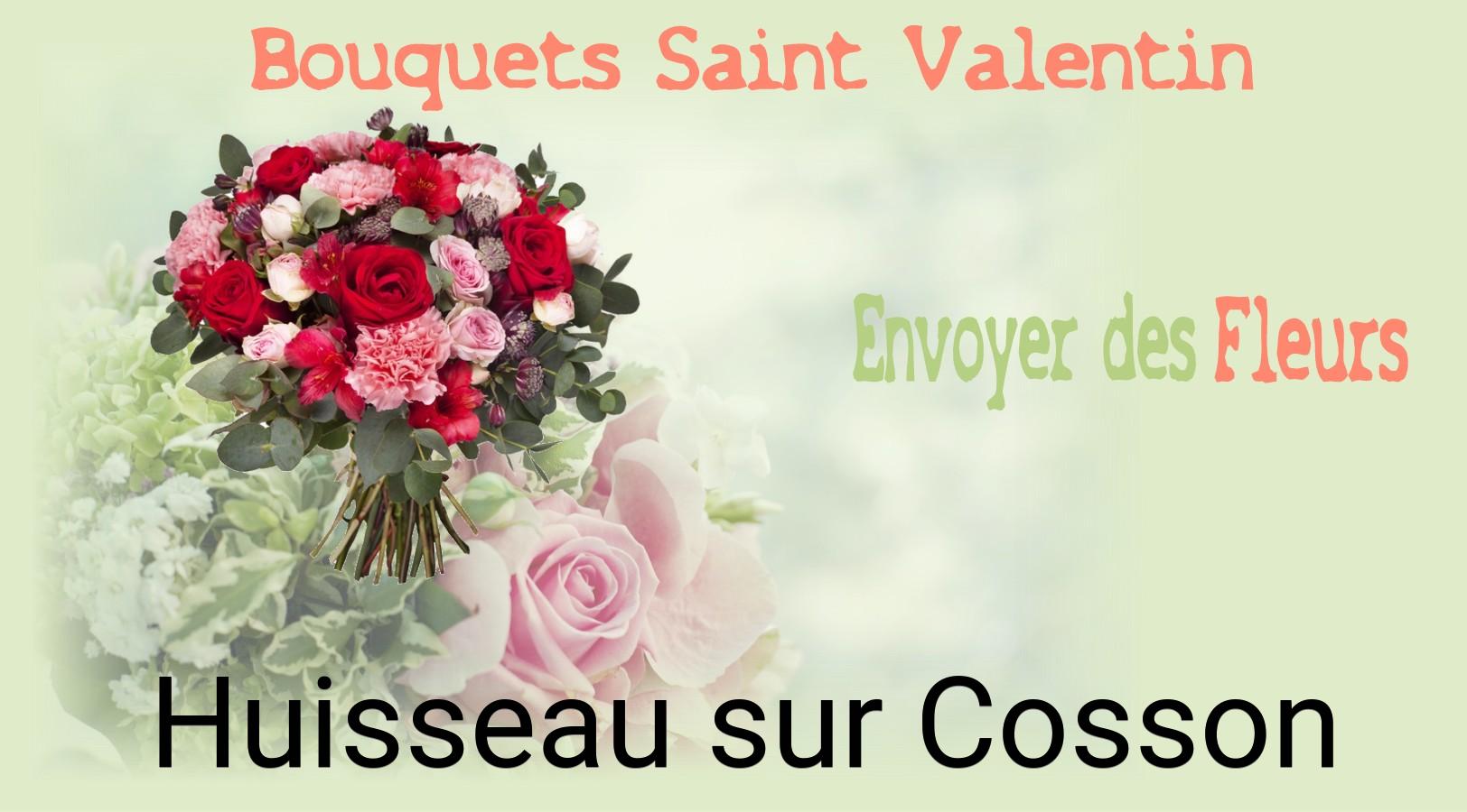 Roses de Saint-Valentin livrées à Huisseau-sur-Cosson